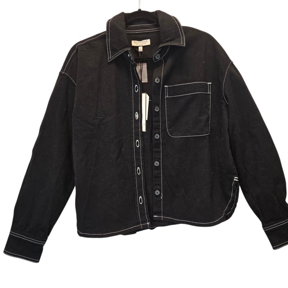 BAGATELLE Collection Women NWT Sizes S & XS Black Shirt/Jacket - Picture 4 of 10